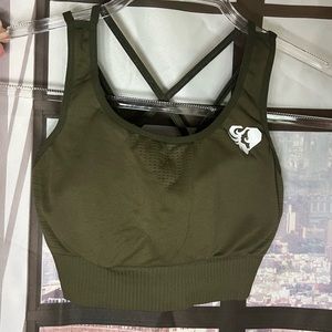 SOLD Women’s Best Green Sports Bra Size Small (#1)